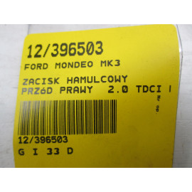 MONDEO MK3 ZACISK HAMULCOWY PRZÓD PRAWY 2,0TDCI