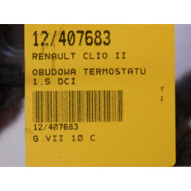 CLIO II OBUDOWA TERMOSTATU 1,5 DCI 