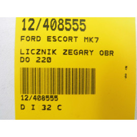 ESCORT MK7 LICZNIK ZEGARY 96FB10849CD