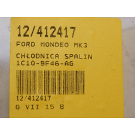 FORD MONDEO MK3 CHŁODNICA SPALIN  1C1Q-9F46-AG