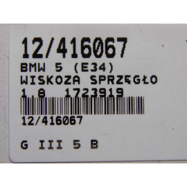 BMW E34 WISKOZA SPRZĘGŁO WIATRAK 1,8 1723919