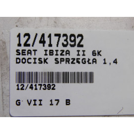 SEAT IBIZA II 6K DOCISK SPRZĘGŁA 1,4 ABD
