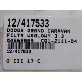 DODGE GRAND CARAVAN FILTR WĘGLOWY 3,3 C01-2111-04
