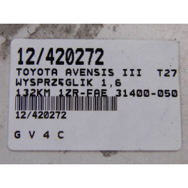 TOYOTA AVENSIS III T27 WYSPRZĘGLIK 1,6 31400-05011