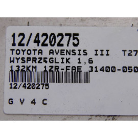 TOYOTA AVENSIS III T27 WYSPRZĘGLIK 1,6 31400-05012