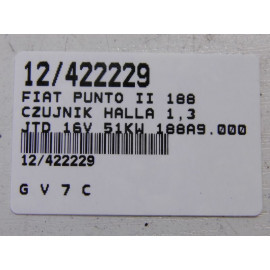 FIAT PUNTO II 188 CZUJNIK WAŁU 1,3 JTD 73502752