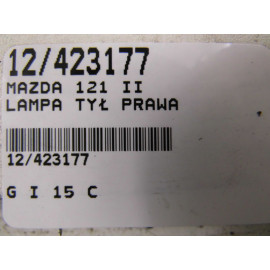 MAZDA 121 DB II LAMPA TYŁ PRAWA 33-09505R