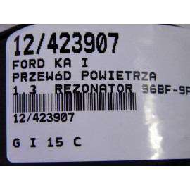 FORD KA I RBT REZONATOR 1,3 96BF-9F763-AA