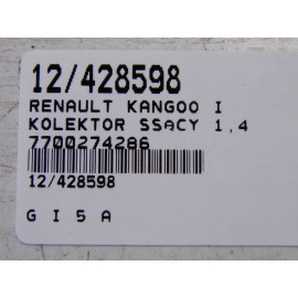 RENAULT KANGOO I KOLEKTOR SSĄCY 1,4 7700274286