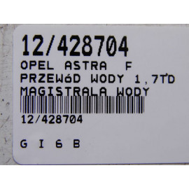 OPEL ASTRA  F MAGISTRALA WODY 1,7TD R 90400099