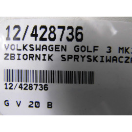 VW GOLF 3 MK3 III ZBIORNIK ZBIORNICZEK SPRYSKIWACZ