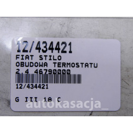 FIAT STILO OBUDOWA TERMOSTATU 2,4 46790000