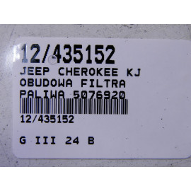 JEEP CHEROKEE KJ FILTR PALIWA 5076920 3,7 V6