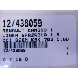 RENAULT KANGOO I LINKA SPRZĘGŁA 1,5 DCI K9K702