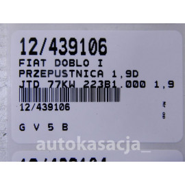 FIAT DOBLO I PRZEPUSTNICA 1,9JTD