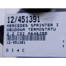 SPRINTER I OBUDOWA TERMOSTATU 2,2 CDI A646200