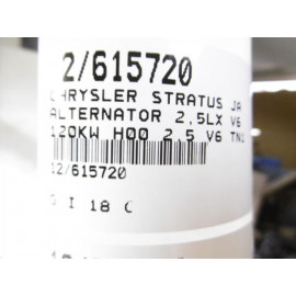 STRATUS ALTERNATOR 2,5 V6 TN121000-3510