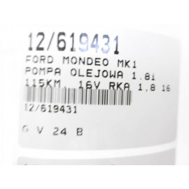 MONDEO MK1 POMPA OLEJU 1,8 16V 938M-6604-BIF