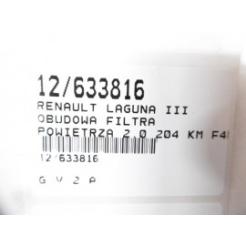 LAGUNA III OBUDOWA FILTRA 8200545837 2,0