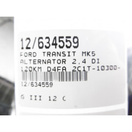 TRANSIT MK5 ALTERNATOR 2C1T-10300-BA 2,4TDDI