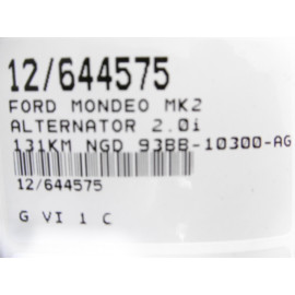 MONDEO MK2 ALTERNATOR 93BB-10300-AG 2,0 16V