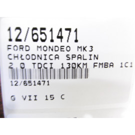 MONDEO MK3 CHŁODNICA SPALIN 1C1Q-9F464-AD 2,0TDCI