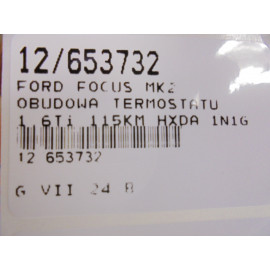 FOCUS MK2 OBUDOWA TERMOSTATU 1N1G-8594 1,6 16V