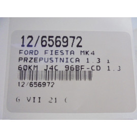 FIESTA MK4 PRZEPUSTNICA 96BF-CD 1,3 95BF-9U539-AB