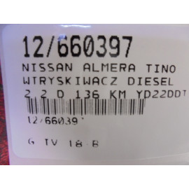 ALMERA TINO WTRYSKIWACZ 48-4391 2,2DI