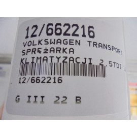 TRANSPORTER T4 SPRĘŻARKA 7D0820805  2,5TDI SD7V16