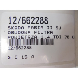 FABIA II OBUDOWA FILTRA 6Q0129601AR 1,4TDI