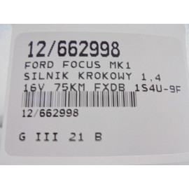 FOCUS MK1 KROKOWY 1S4U-9F715-BC 1,4 16V