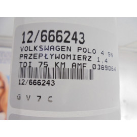 POLO 4 IV PRZEPŁYWOMIERZ 038906461B 1,4TDI