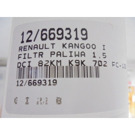 KANGOO I FILTR PALIWA FC-108S 1,5DCI