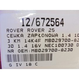ROVER 25 CEWKA MB029700-8230 1,4 16V NEC100730